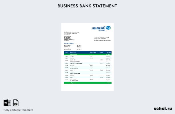 цифровая загрузка выписки по счету финансовой группы DGB в формате Word и PDF ша